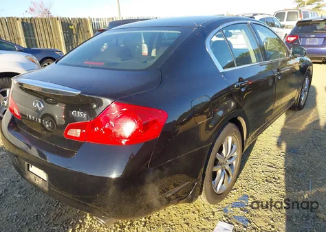 2007 Infiniti G35X из США, поврежденный, VIN JNKBV61F27M802194